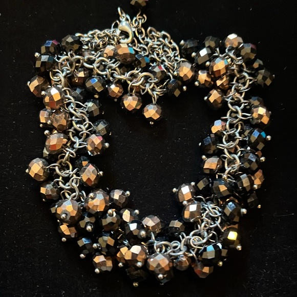 Brown and Black Beaded Necklace - Picture 8 of 16